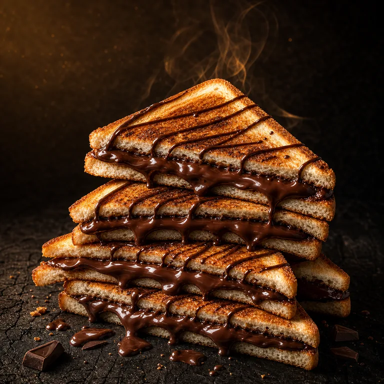 Grilled chocolate sandwich
